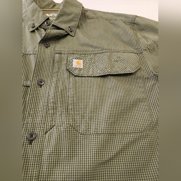 Carhartt Men's Green Force Relax-Fit Lightweight Short Sleeve, sz MD - Picture 11 of 14